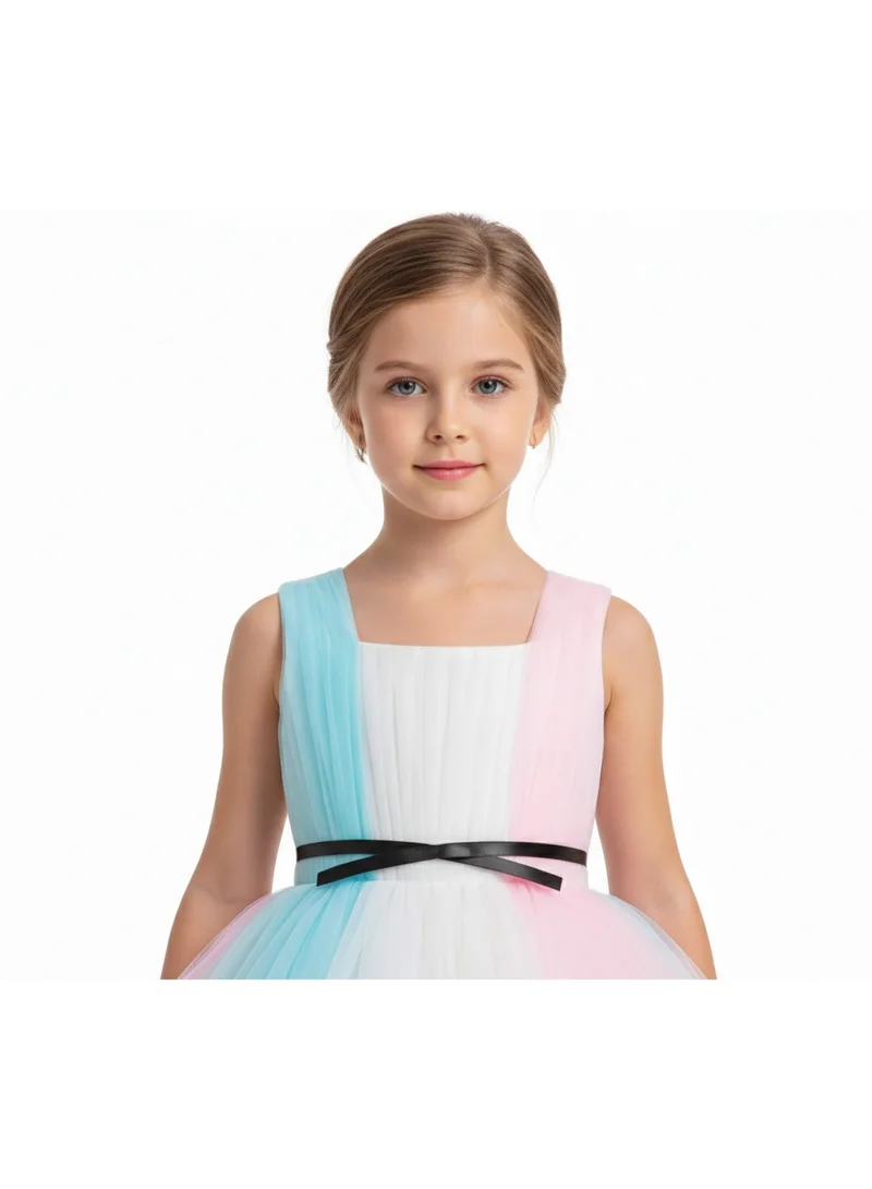 D'Daniela Pastel Tulle Dress